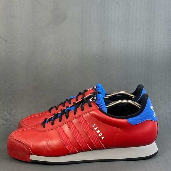 adidas Red and Blue Athletic Shoes - Picture 3 of 8